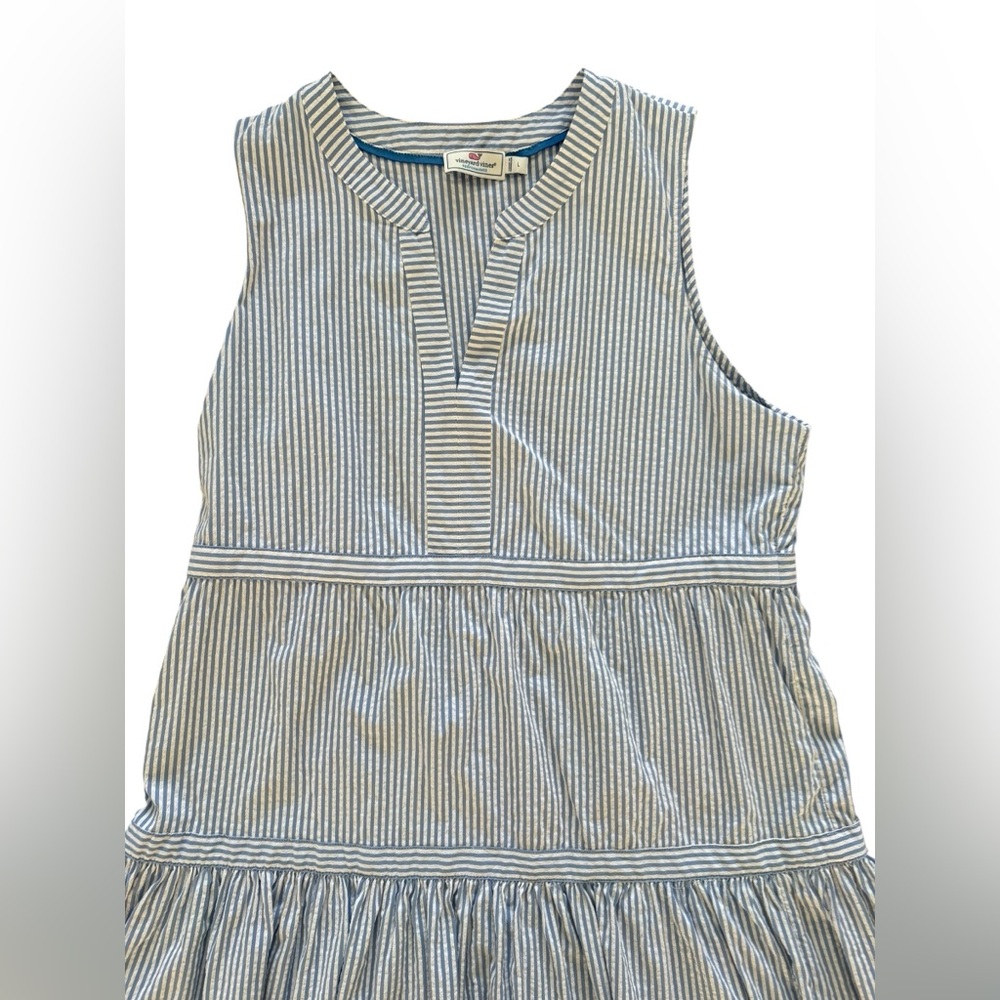 Vineyard Vines Striped Sleeveless Midi Dress - Picture 5 of 6